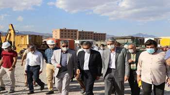 بازدید مسئولین استانی، شهرستانی و دانشگاهی از دو ابر پروژه در دست احداث مرکز سوختگی و سرطان دانشگاه